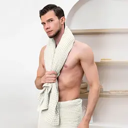 Набір рушників Cosas Cube White & Cube Mint 2 шт. (SetTowel_95-SqWhite_130-SqMint) - мініатюра 13