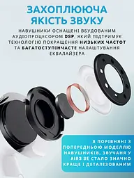 Навушники Xiaomi Mi Air 3 SE White - мініатюра 3