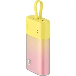 Зовнішній акумулятор Baseus Popsicle Type-C 5200mAh 20W Yellow [P10055600Y12-01] [125028]