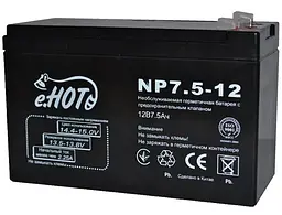 Аккумуляторная батарея для ИБП Enot AGM 12 V / 7.5 А*ч (NP7.5-12)