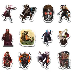 Стікерпак GeekLand Guardians of the Galaxy 45 штук (SP GG 01) - мініатюра 4