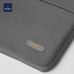 Сумка-чохол для ноутбука WiWU Pilot Sleeve 15.6″ Сірий (756072) - мініатюра 8