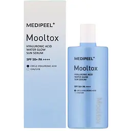 Зволожувальна сонцезахисна сироватка з гіалуронаном Medi-Peel Hyaluronic Acid Mooltox Water Glow Sun Serum 52 мл - мініатюра 3