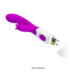Вібратор Pretty Love Butterfly Kiss Vibrator Purple - мініатюра 6