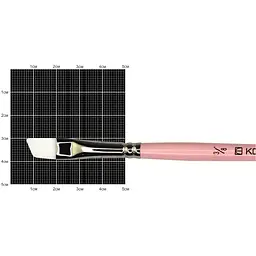 Пензель синтетика кутова Flamingo 1023A № 3/8 Kolos
