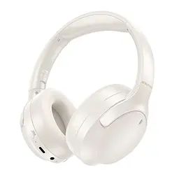 Бездротові накладні навушники BOROFONE BO31 Prestige active noise Reduction BT headphones білий