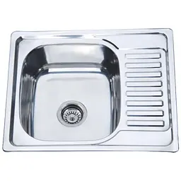 Кухонна мийка з нержавіючої сталі Zerix Z5848-08-180D (decor) ZM5595, Нержавіюча сталь
