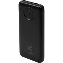 Батарея універсальна Vinga 10000 mAh 22.5W Display Black (VPBB1022)