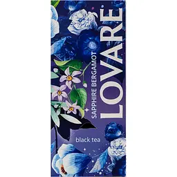 Чай чорний Lovare Sapphire Bergamot 48 г (24 шт. х 2 г) - мініатюра 4