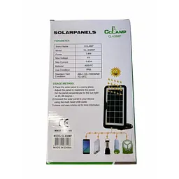 Сонячна панель CcLamp CL-638WP 3.8 W 6 V IP65 заряджання від сонця Solar Panel - мініатюра 4