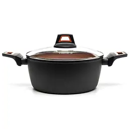 Каструля Hölmer кована з кришкою CR-1342-SBMCL Carrot 4,2 л (CR-1342-SBMCL Carrot) - мініатюра 1