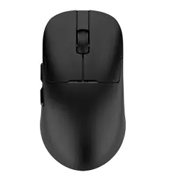 Миша бездротова Ajazz AJ159P MC, Black, Bluetooth / USB 2.4GHz / Type-C, оптична (сенсор PixArt PAW3311), до 12000 dpi, перемикачі Huano, 6 кнопок, 400 mAh, магнітна зарядна база, кабель 1.5 м, радіус дії до 10 м