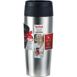 Термочашка Tefal Travel Mug Classic 360 мл Stainless Steel (N2020110) - мініатюра 3