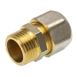 Муфта обтискна перехідна Karro для м/п труб 16х1/2" зовнішня різьба KR-0510 30412 - мініатюра 2