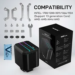 Кулер для процесора Alseye M90-B (AS.01.01.0053) (AS.01.01.0046) - мініатюра 14