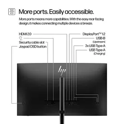 Монітор HP S5 Pro 527pq (9D9S0UT) - мініатюра 7