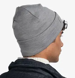 Шапка Buff Merino Heavyweight Beaney Сірий - мініатюра 5