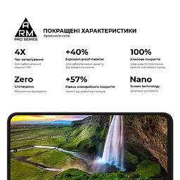 Захисне скло на TECNO Spark 40C 4G з олеофобним покриттям, Pro, повне проклеювання, антистатичний і пиловідштовхуючий шар, 9H, самоклеючеся, 2.5D, на весь екран, антистатичний клей, ArmorStandart (ARM87298) - мініатюра 5
