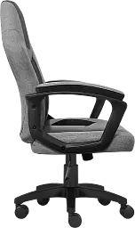 Геймерське дитяче крісло GT Racer сіре із чорним (X-1414 Fabric Gray/Black Suede) - мініатюра 3