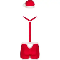 Чоловічий еротичний костюм Obsessive Санта-Клауса Obsessive Mr Claus S/M - мініатюра 6