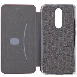 Шкіряний чохол-книжка Classy для Xiaomi Redmi 8 Бордовий - мініатюра 5