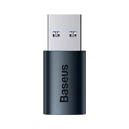 Перехідник USB 3.1 M to USB-C F blue Baseus (ZJJQ000103) - мініатюра 3