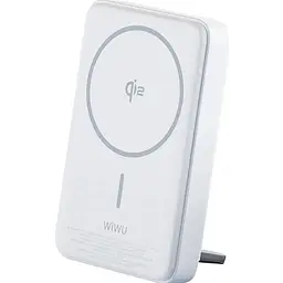 Зовнішній акумулятор Wiwu Magnetic Wi-P031 10000mAh White [125058]