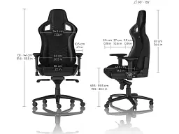 Крісло геймерське Noblechairs Epic Series Black (NBL-PU-BLA-002) - мініатюра 10