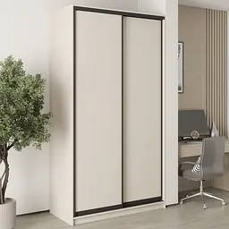 Шафа-купе дводверна MebelStar Стандарт BG 2ДСП 130x45x240 см Кашемір (MBS-9988)