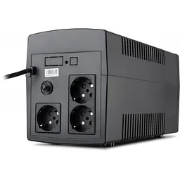 Пристрій безперебійного живлення Vinga LCD 1200VA plastic case (VPC-1200P) - мініатюра 4