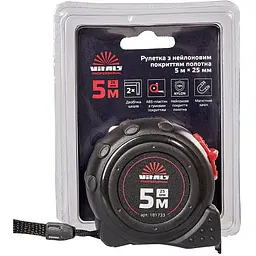 Рулетка Vitals Professional з нейлоновим покриттям 5 м х 25 мм (181733) - мініатюра 7