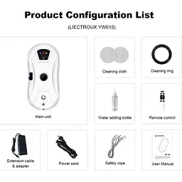 Робот для миття вікон Liectroux YW610 White - мініатюра 8