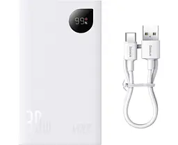 Зовнішній акумулятор Baseus Adaman 2 Display Fast Charge 20000 30w PPAD050002 - мініатюра 2