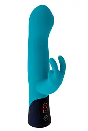 Вібратор-кролик Liebe Pleasure Toys Rabbit Rechargeable 21,5 см (синій) - мініатюра 6