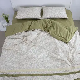 Комплект постільної білизни ТЕП Happy Sleep Forest Calm полуторний білий - мініатюра 9