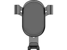 Автомобільний тримач ColorWay Metallic Gravity Holder Black (CW-CHG01-BK) - мініатюра 2