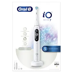 Електрична зубна щітка Oral-B iO Series 7 iOM7.1A1.1BD 3758 White alabaster - мініатюра 3