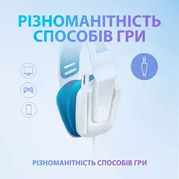 Гарнітура Logitech G335 White (981-001018) - мініатюра 3