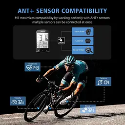 Велокомп’ютер CYCPLUS GPS 2.9", ANT+, Bluetooth, з підсвіткою - мініатюра 3