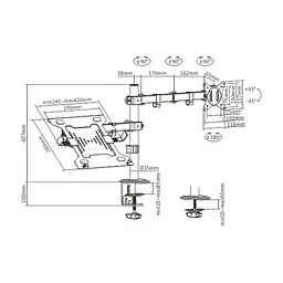 Кронштейн HiSmart HS082413 - мініатюра 3