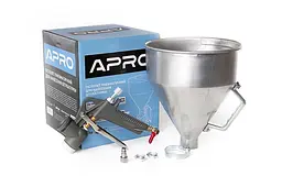 Пневматичний штукатурний пістолет для нанесення штатурки Apro 6000 мл метал бак - мініатюра 3