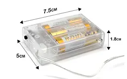 Світлодіодна гірлянда Sun Lamp Крапля Роси 200 LED 20м тепле біле світло оптом - мініатюра 4
