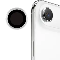 Захисне скло Metal Classic на камеру (у упак.) для Apple iPhone 17 Air (6.5) Срібний / Silver - мініатюра 4
