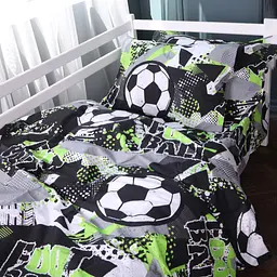 Комплект постільної білизни Mirson Ranforce Elite Urban football 2x143x210 см (2200011570280)