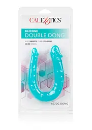 Двосторонній фалоімітатор Double Dong AC DC Dong 30.5 см бірюзовий - мініатюра 6