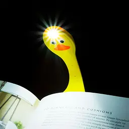 Закладка-ліхтарик Flexilight Класика Каченятко 14.7x3.6x1.3 см жовта (FLDK) - мініатюра 7