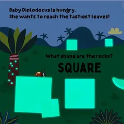 Baby Diplodocus Finds Shapes - - миниатюра 5