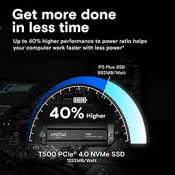 SSD накопичувач Crucial T500 2TB with Heatsink (CT2000T500SSD5) [142572] - мініатюра 8