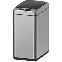 Відро для сміття сенсорне прямокутне Koer TC-020408-02 8 л нержавійка (KR5588) 
