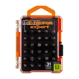 Набір біт Truper Expert збірний з тримачем у кейсі 31 шт. (PUN-31X) - мініатюра 2